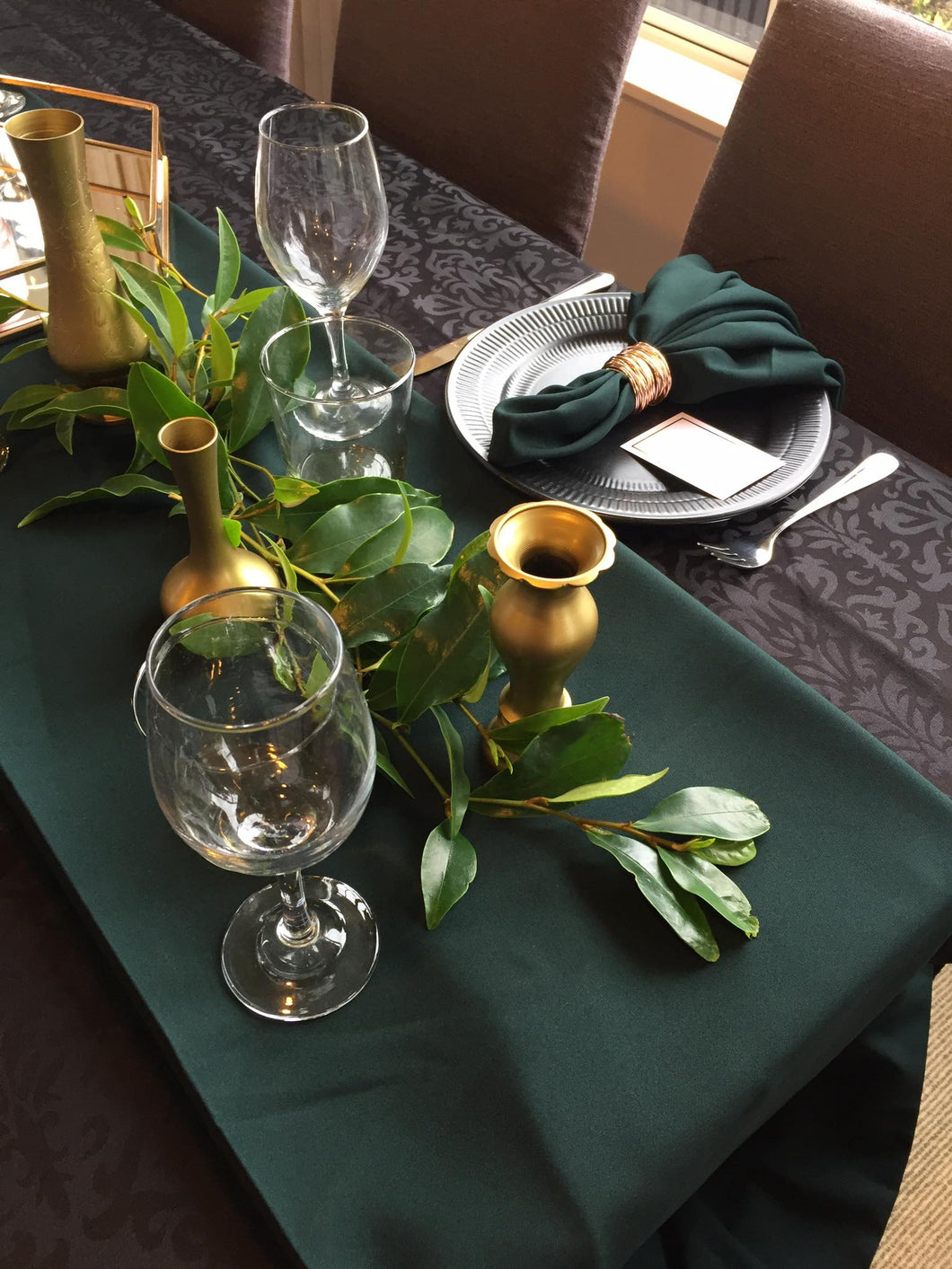 Emerald Green Table Runners